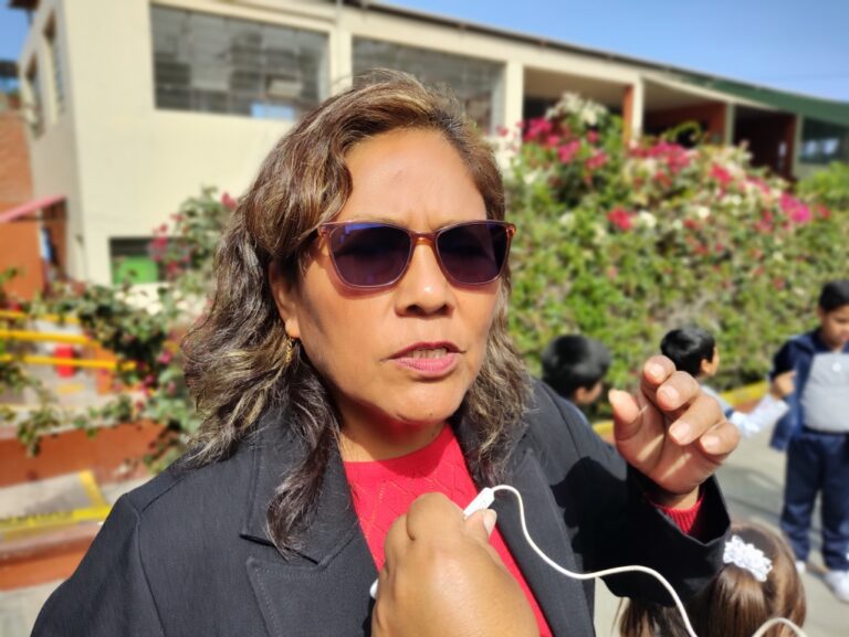 Directora de la IE Hilda Candiotti: “Nuestro colegio está en alto riesgo”
