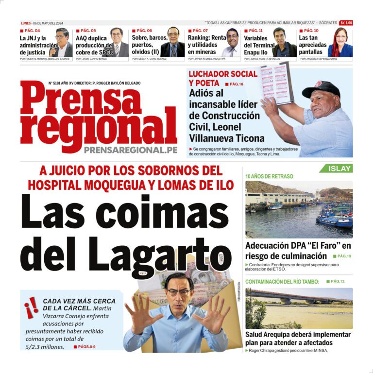 La Prensa Regional – Lunes 06 de mayo de 2024