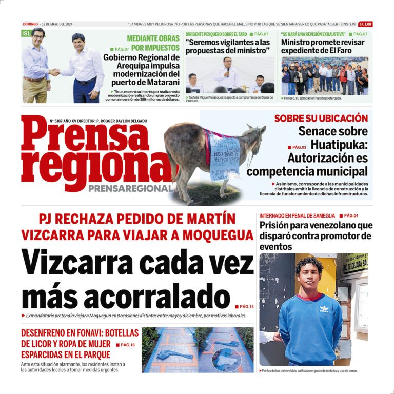 La Prensa Regional – Domingo 12 de mayo de 2024