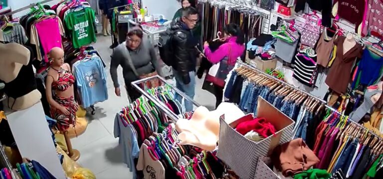 Ilo: «Tenderos» son captados por cámaras de seguridad cuando robaban en tienda comercial