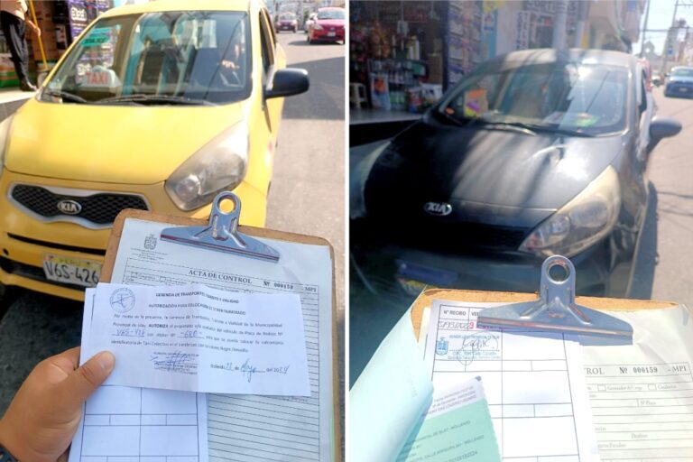 Transportes realiza operativos a taxis colectivo en Mollendo Transportes realiza operativos a taxis colectivo en Mollendo