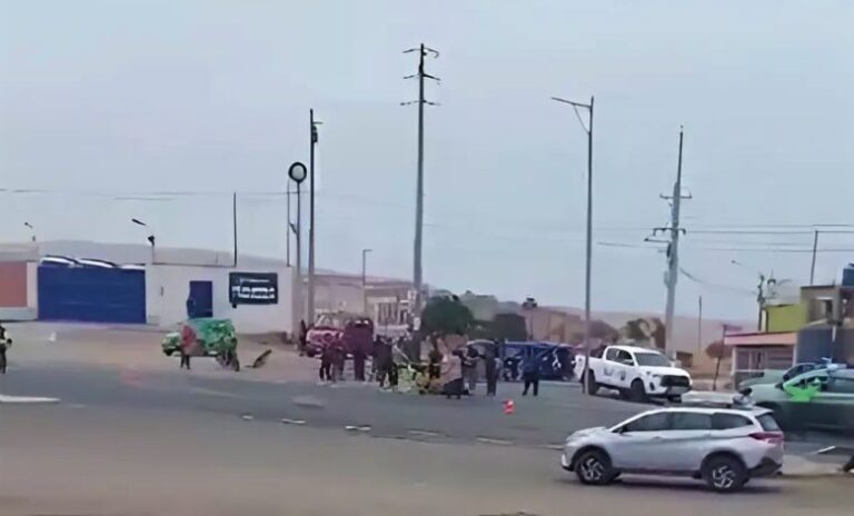 Matarani: se registró un accidente a la altura del reservorio R4