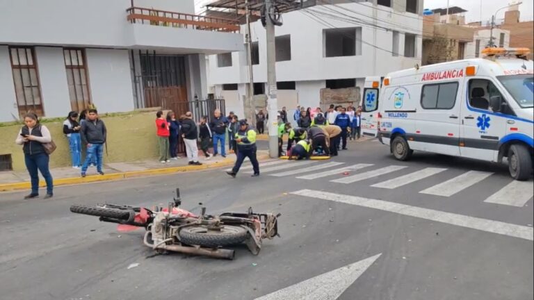 Tres heridos en triple choque en el cercado de Mollendo