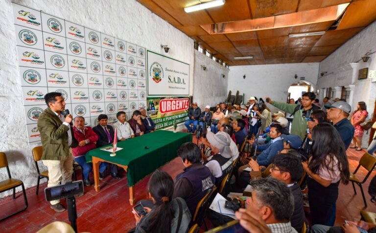 Agricultores: “No transferir Majes Siguas II sería una bomba de tiempo”
