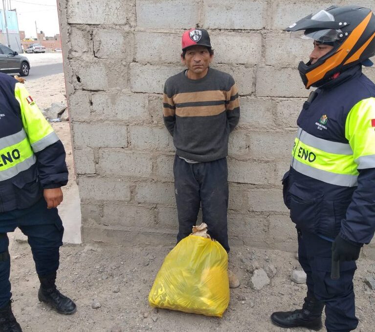 Capturan a individuo con objetos robados de una casa en la Pampa Inalámbrica
