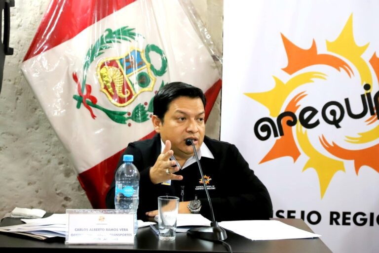 Cambian al gerente regional de Transportes de Arequipa