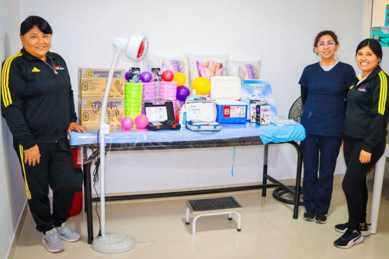 Centro de terapia física de Mejía equipado con nuevos instrumentos