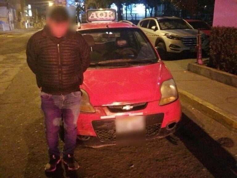 Detienen a falso taxista ‘pepero’