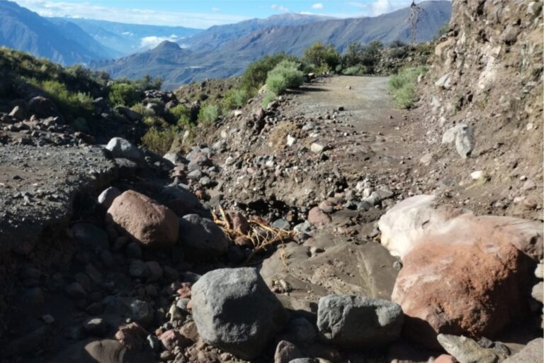 GORE Moquegua ejecutará proyecto de emergencia para rehabilitar vía en Ubinas