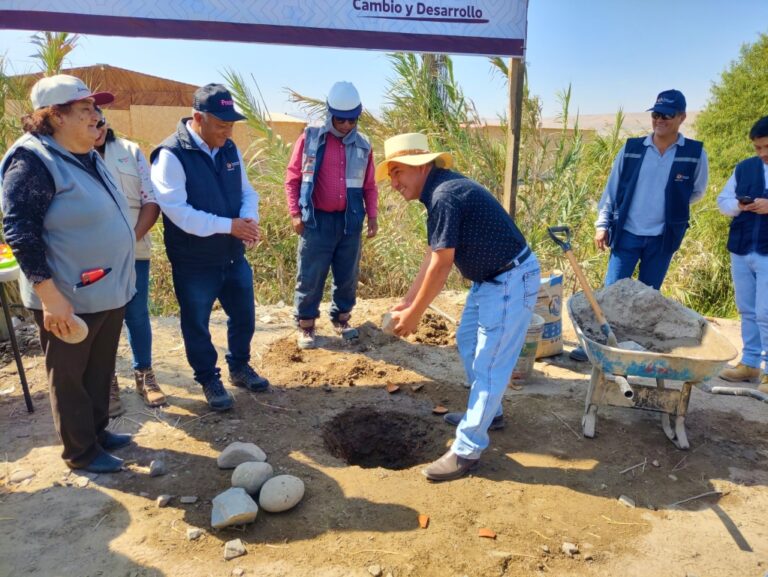 Deán Valdivia: inician obra hidráulica en Montegrande por S/ 1 millón 800 mil