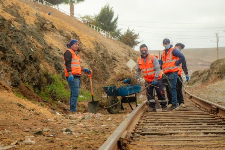 Realizan jornada de limpieza en diversos sectores de la ciudad de Ilo