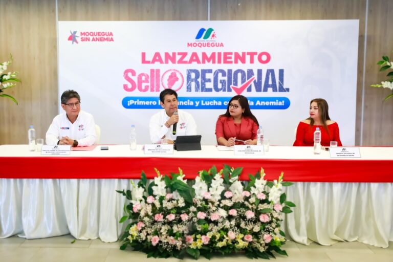 Moquegua: Lanzan el “Sello Regional Primero la Infancia y Lucha Contra la Anemia”