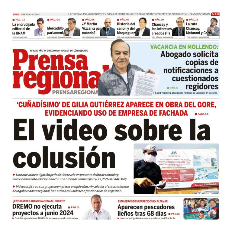 La Prensa Regional – Lunes 24 de junio de 2024