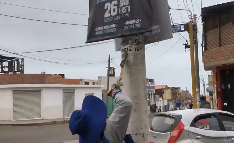 MPI realizará campaña de limpieza de postes en Mollendo