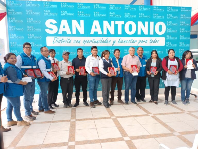 Se premió a los ganadores del concurso “Tusuy San Antonio 2024”
