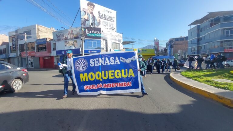 Trabajadores de SENASA inician huelga nacional indefinida