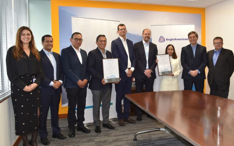 ENGIE entrega a Anglo American la primera certificación del Perú por el uso de energía renovable no-convencional en gran minería