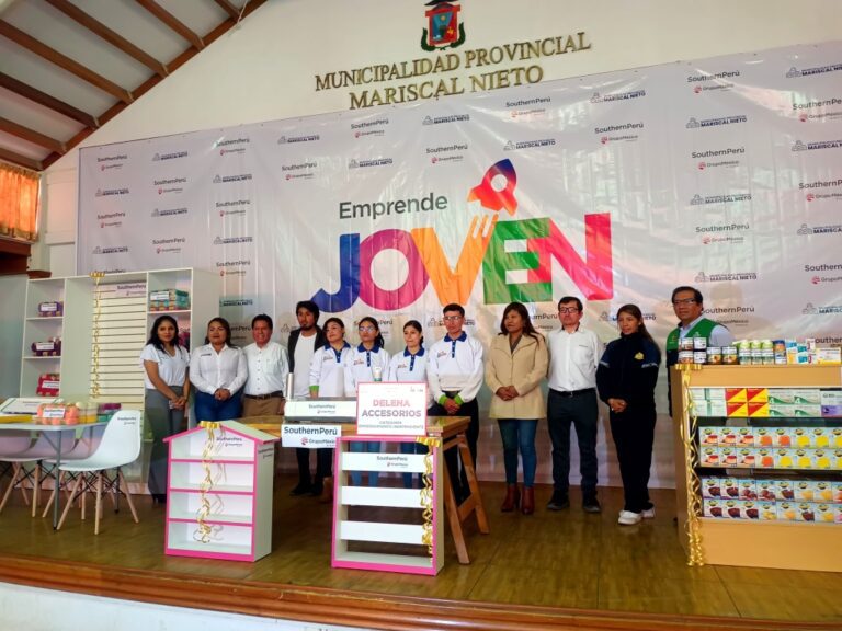 Southern Perú entrega capital semilla a tres emprendimientos ganadores del concurso Emprende Joven