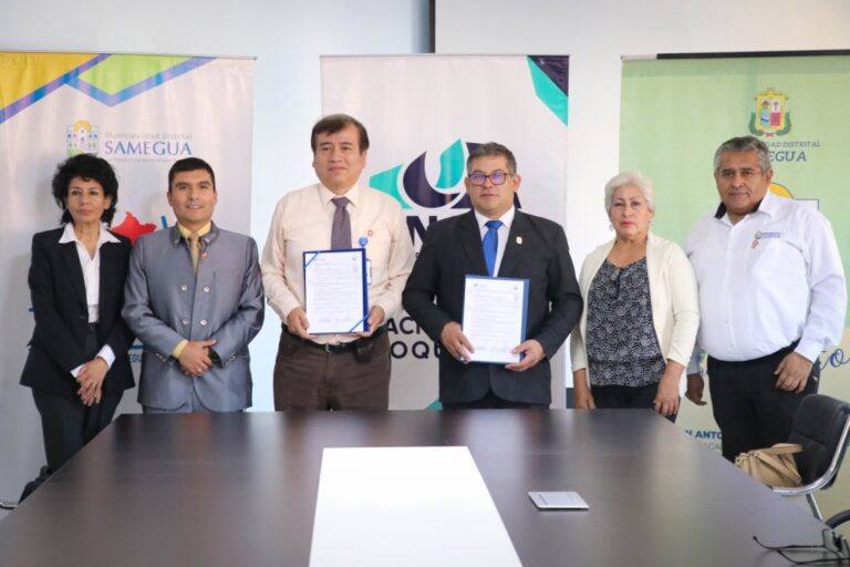 Convenio de cooperación entre la UNAM y la MD de Samegua