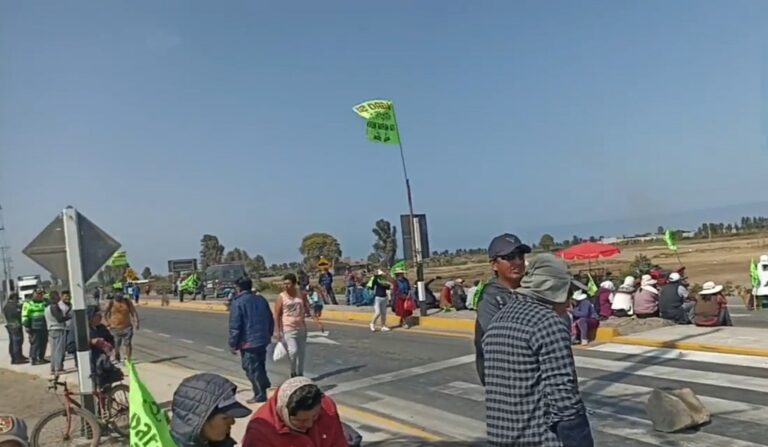 Bloqueos en Tambo en primer día de paro provincial