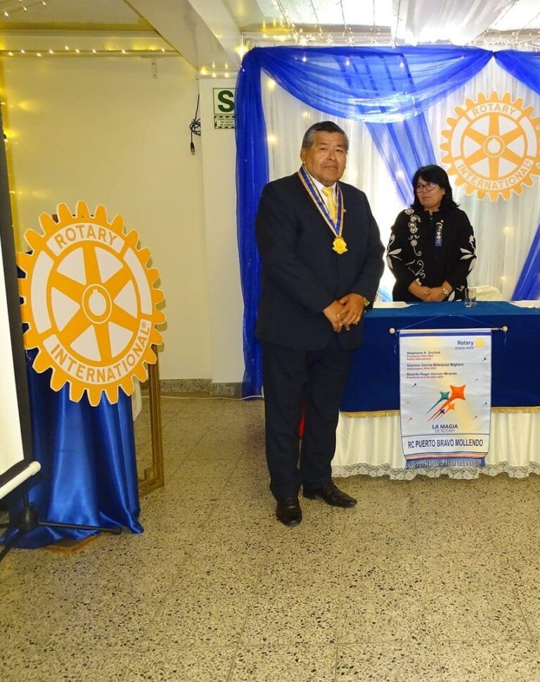 Rotary Club Puerto Bravo Mollendo: juramentó nuevo presidente para el periodo 2024-2025