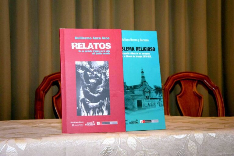 Southern Perú reedita dos libros históricos de Tacna