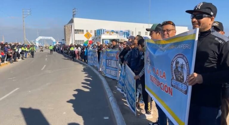 Trabajadores de ENGIE realizaron plantón en la Maratón de la Energía 