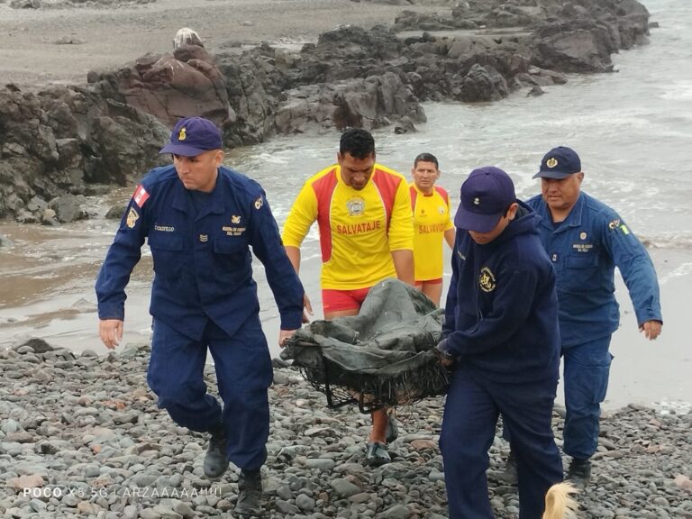 4 pescadores muertos tras naufragio de embarcación pesquera en Morro Sama