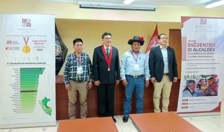 CSJM realiza encuentro de alcaldes de la zona altoandina de Moquegua