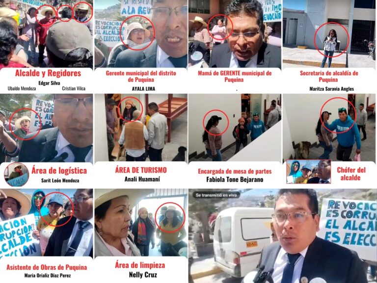 Agresión a periodistas en Puquina durante entrega de kits de revocatoria