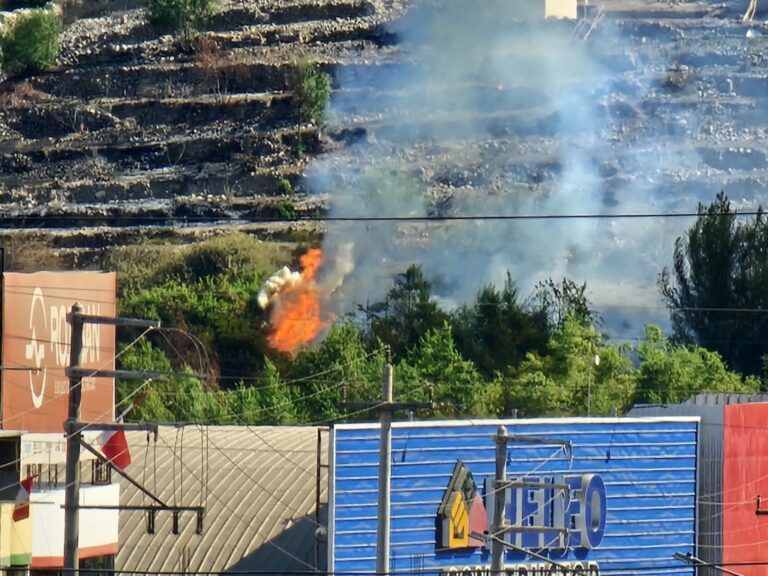 Nuevo incendio forestal en el malecón ribereño de Moquegua