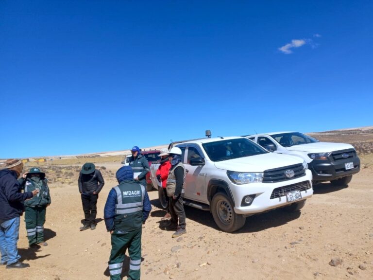 Autoridades detectan acumulación atípica de sedimentos en el río Titire en cuenca del Tambo