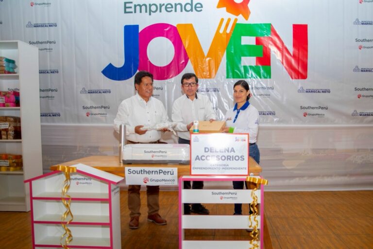 Jóvenes moqueguanos impulsan sus emprendimientos con el apoyo de Southern Perú