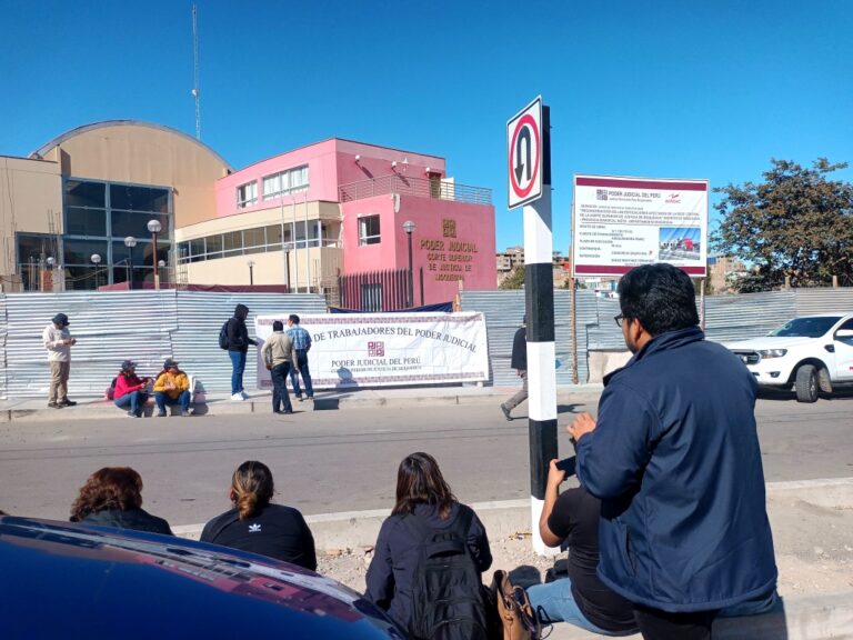Trabajadores del Poder Judicial acataron paro de 24 horas 