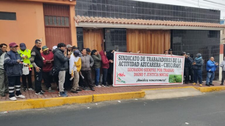 Trabajadores de azucarera Chucarapi consiguen compromiso de empresa para pago de CTS