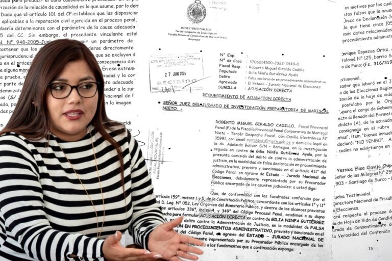 Delito de falsa declaración de Gilia Gutiérrez con olor a impunidad, por pretensión de reserva de fallo