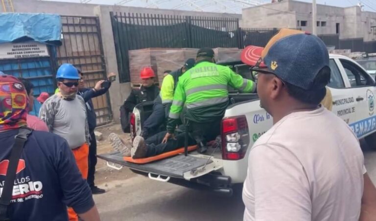 Dirigente de Construcción Civil resultó herido tras gresca en obra