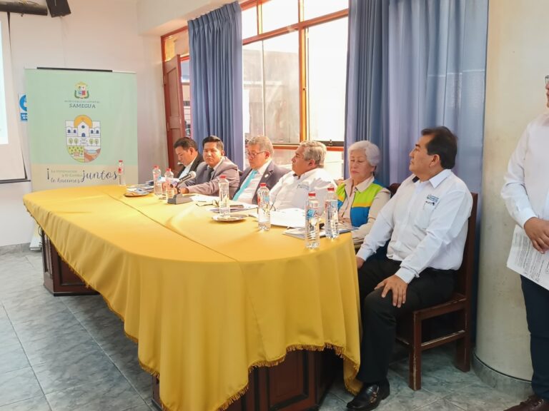 Municipalidad de Samegua realiza audiencia pública y anuncian nuevas obras