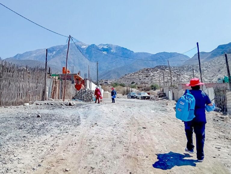 3,724 niños vacunados contra el sarampión en 4 días de la campaña nacional