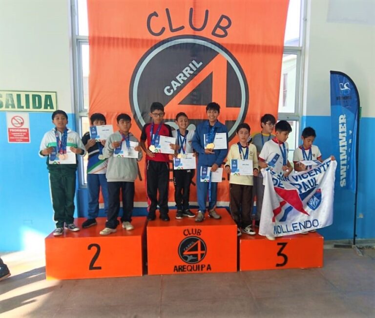 Arequipa: campeones provinciales de Islay participaron del inter escolar regional de natación
