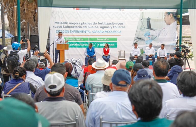 Se inaugura moderno Laboratorio de Análisis de Suelos, Aguas y Foliares en el INIA