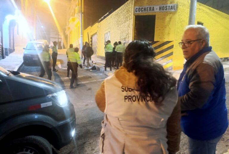 Operativo en Mollendo reveló presencia de 22 menores en fiesta no autorizada