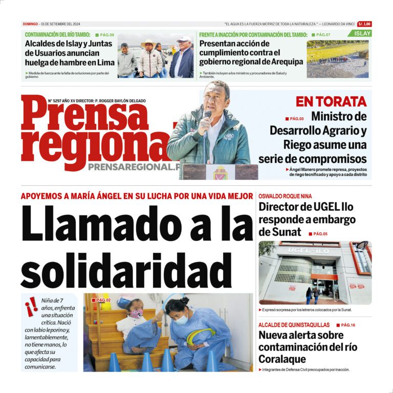 La Prensa Regional – Domingo 01 de setiembre de 2024