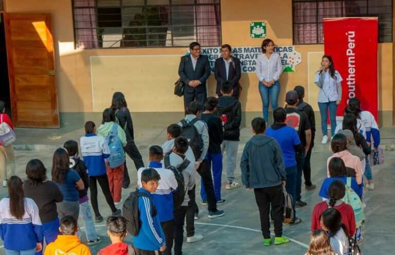 Programa Educa de Southern Perú potencia habilidades académicas y comunicacionales de jóvenes de Torata