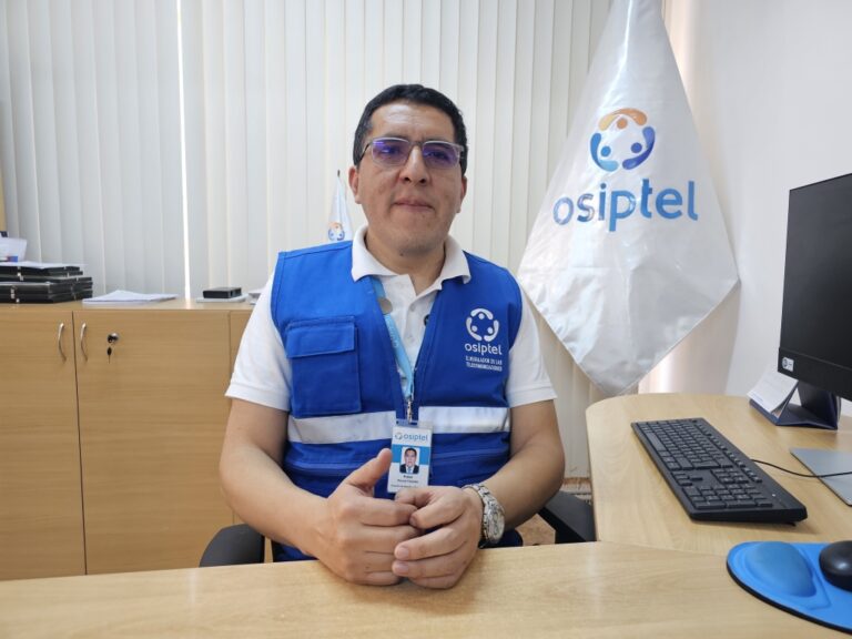 Jefe regional de OSIPTEL: se fiscaliza a operadoras para garantizar un buen servicio