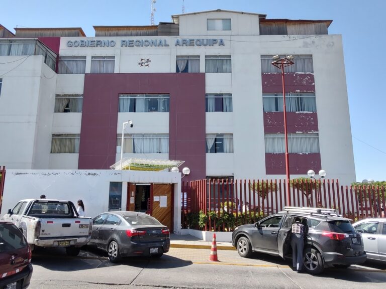 Encuesta INEI: 83% confía poco o nada en el gobierno regional de Arequipa