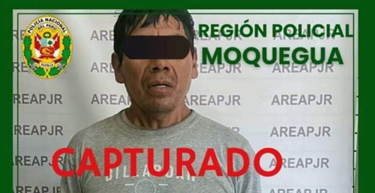 Capturan a sujeto incluido en Programa de Recompensas del Mininter