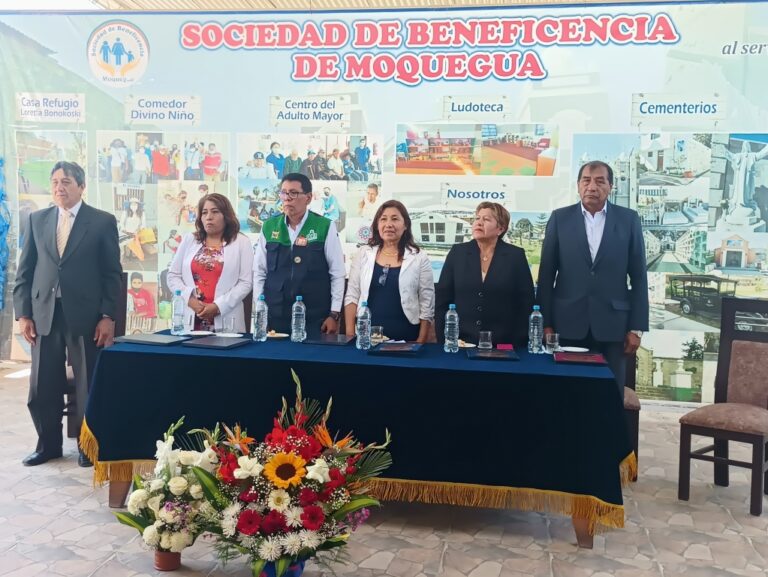 Sociedad de Beneficencia de Moquegua celebró su 184° aniversario de creación