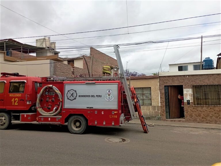 Colapso de techo en vivienda abandonada de Mollendo sin heridos