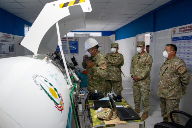Inspector de la III División de Ejército visitó el Agrupamiento de Cohetes Antiaéreo N° 1